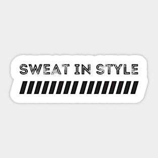 Sewat In Style Gym Design Sticker